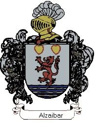 Escudo del apellido Alzaibar