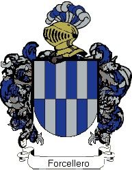 Escudo del apellido Forcellero
