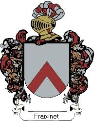 Escudo del apellido Fraixinet