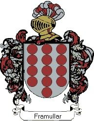 Escudo del apellido Framullar