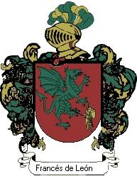 Escudo del apellido Francés de león