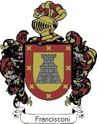Escudo del apellido Francisconi