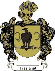 Escudo del apellido Fresianet