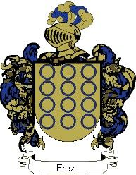 Escudo del apellido Frez