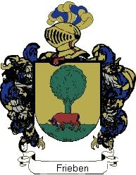 Escudo del apellido Frieben