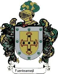Escudo del apellido Fuentearmejil