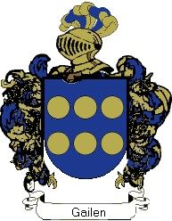 Escudo del apellido Gailen