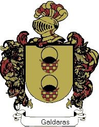Escudo del apellido Galdaras