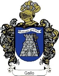 Escudo del apellido Gallo