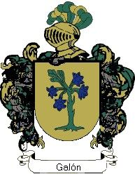 Escudo del apellido Galón
