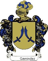 Escudo del apellido Gamindez