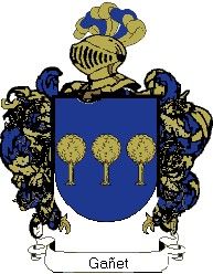Escudo del apellido Ganet