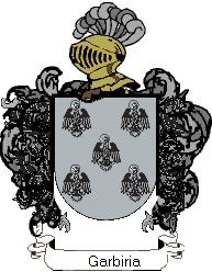 Escudo del apellido Garbiria