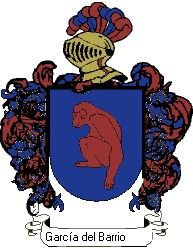 Escudo del apellido García del barrio