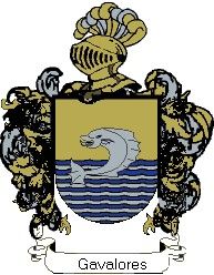 Escudo del apellido Gavalores