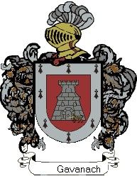 Escudo del apellido Gavanach