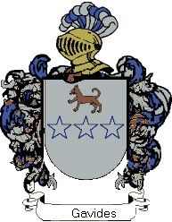 Escudo del apellido Gavides