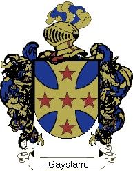 Escudo del apellido Gaystarro