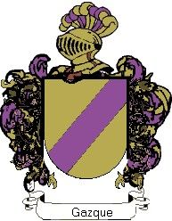 Escudo del apellido Gazque