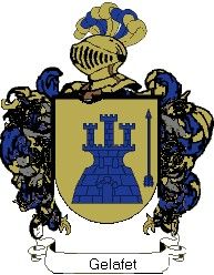Escudo del apellido Gelafet