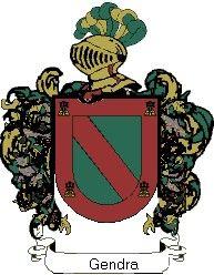 Escudo del apellido Gendra