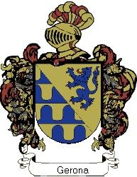 Escudo del apellido Gerona