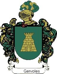Escudo del apellido Gervoles