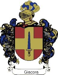Escudo del apellido Giacora