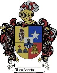 Escudo del apellido Gil de aponte