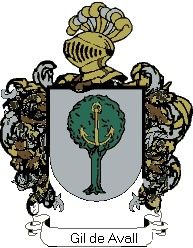 Escudo del apellido Gil de avall
