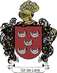 Escudo del apellido Gil de lara