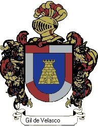 Escudo del apellido Gil de velasco
