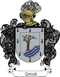 Escudo del apellido Giriodi