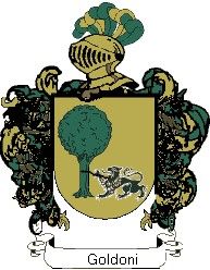 Escudo del apellido Goldoni