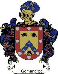 Escudo del apellido Gomendradi