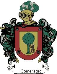 Escudo del apellido Gomensoro
