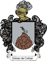 Escudo del apellido Gómez de corban