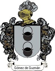 Escudo del apellido Gómez de guzmán