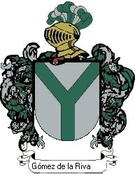 Escudo del apellido Gómez de la riva