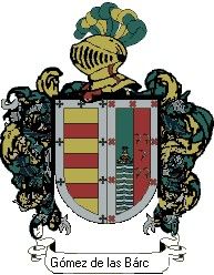 Escudo del apellido Gómez de las bárcenas