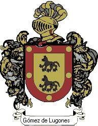 Escudo del apellido Gómez de lugones