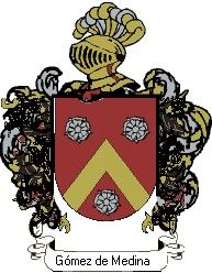 Escudo del apellido Gómez de medina