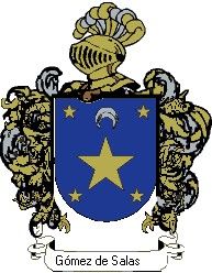 Escudo del apellido Gómez de salas