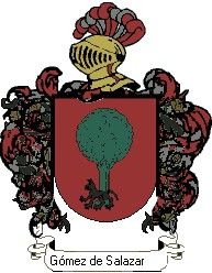 Escudo del apellido Gómez de salazar