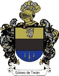 Escudo del apellido Gómez de terán