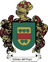 Escudo del apellido Gómez del hoyo