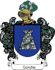 Escudo del apellido Gondar