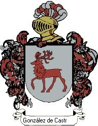 Escudo del apellido González de castro