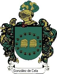 Escudo del apellido González de cela