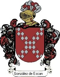 Escudo del apellido González de escandón